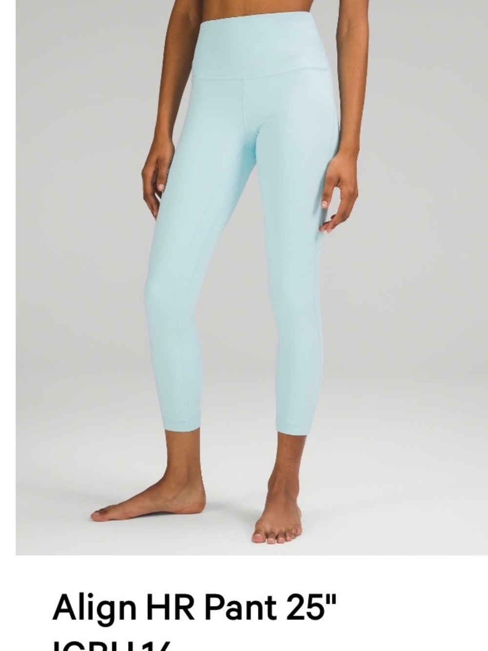 lululemon athletica Align High-Rise 25" Capri Leggings - Pale Blue